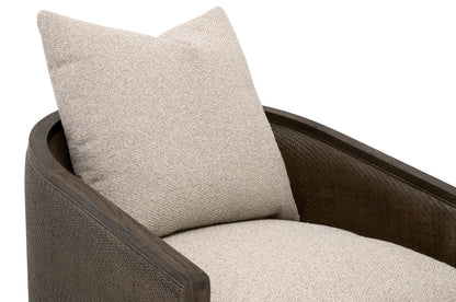 McGuire Swivel Club Chair
