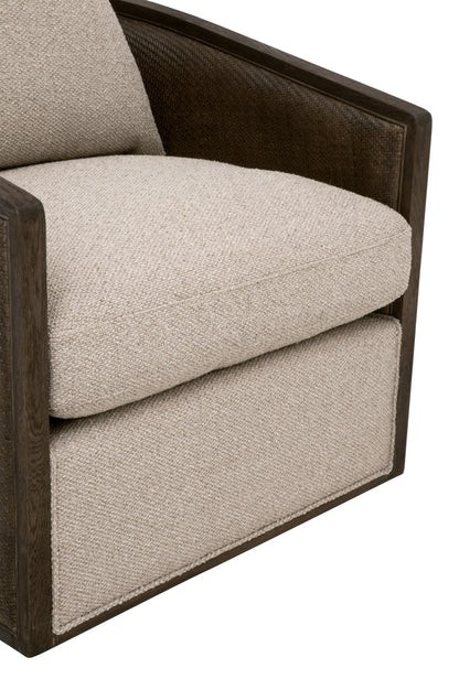 McGuire Swivel Club Chair