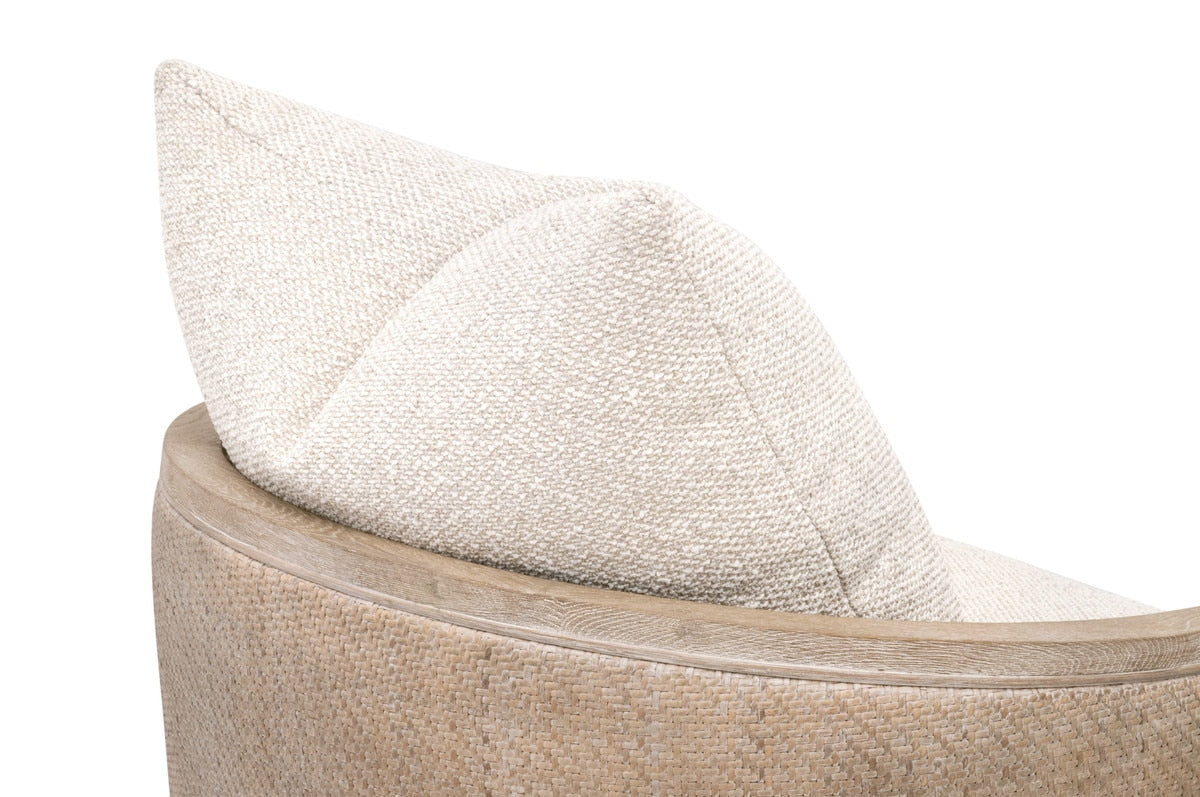 McGuire Swivel Club Chair