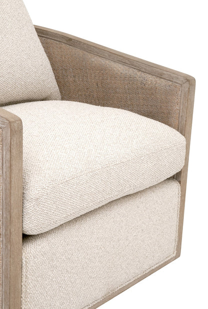 McGuire Swivel Club Chair