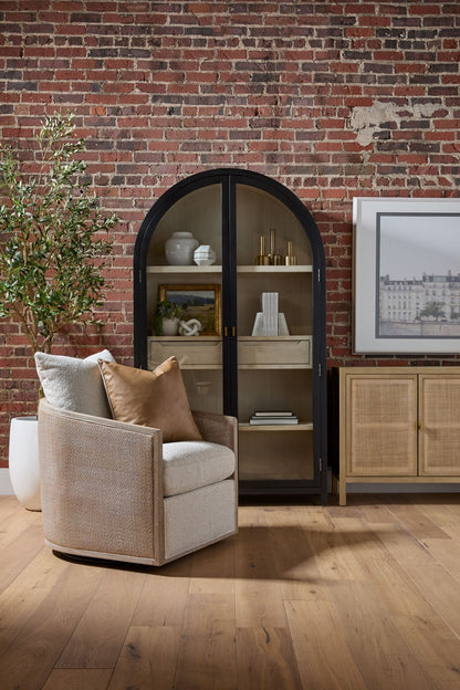 McGuire Swivel Club Chair