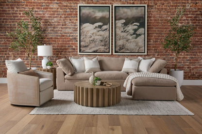 McGuire Swivel Club Chair