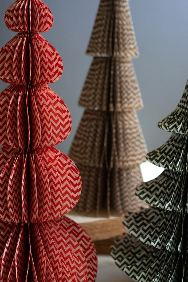 Kalalou Paper Accordion Christmas Trees - Thumbnail 5