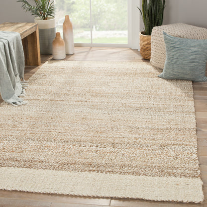 Naturals Tobago Mallow NAT12 White/Tan Rug - Chapin Furniture