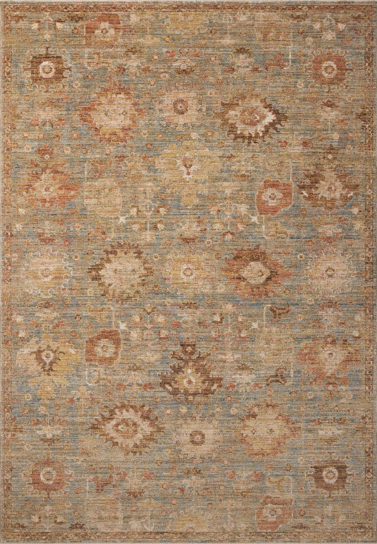 Nicole 01 Sky/Multi Rug - Chapin Furniture