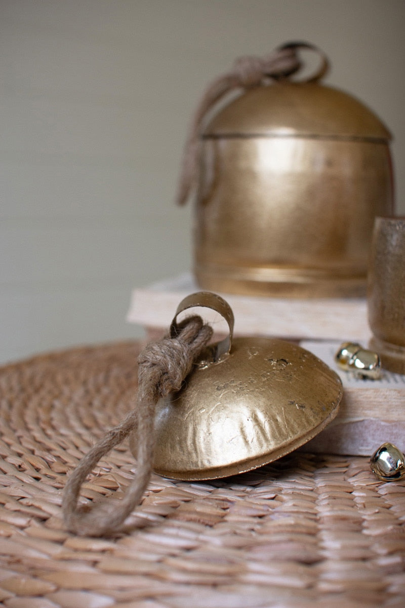 Set of 2 Christmas Bell Canisters - Chapin Furniture