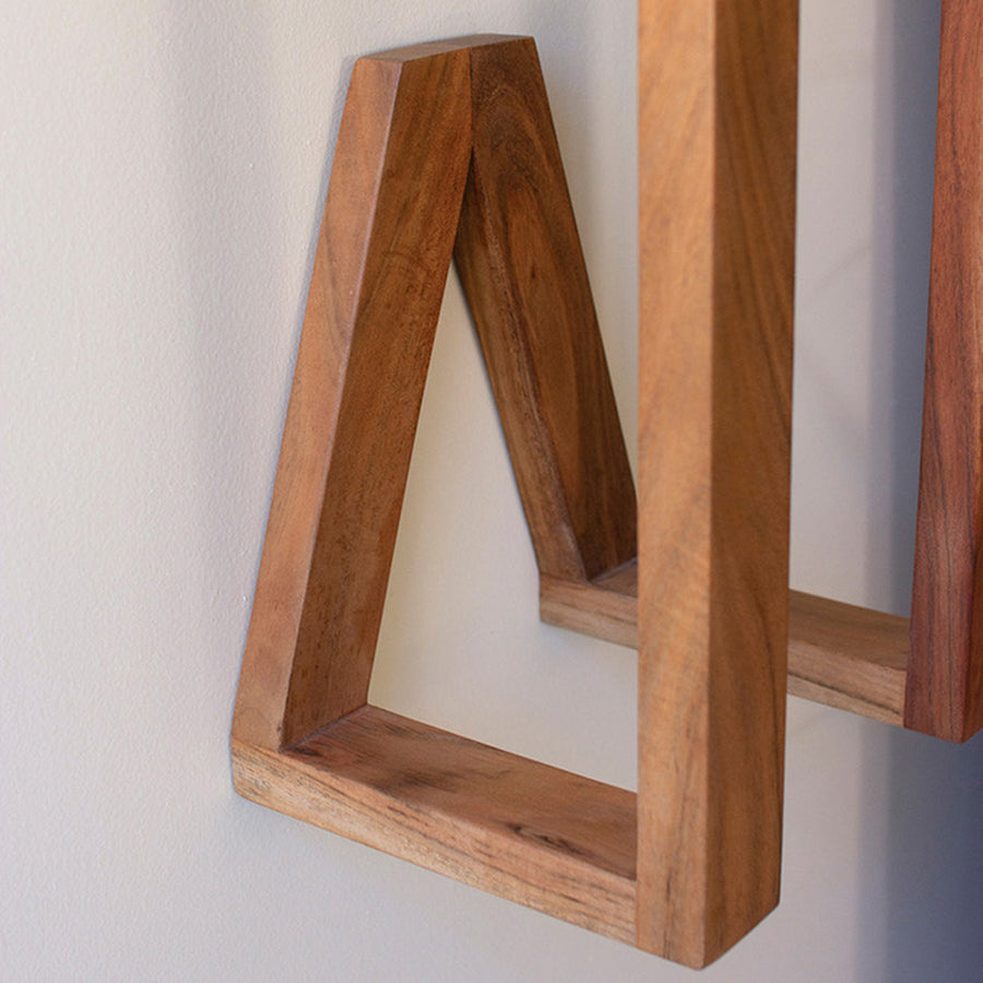 Wooden Wall Towel Rack - Chapin Furniture