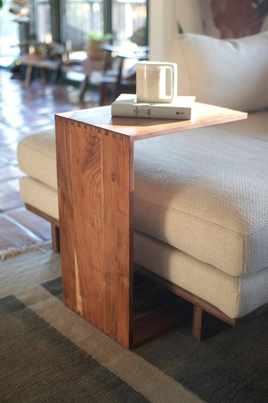 Acacia Wood Sofa Accent Table - Chapin Furniture
