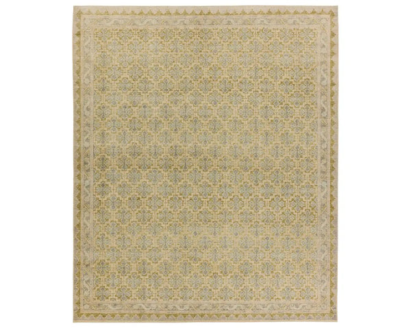 Jaipur Living Onessa Mildred Hand-Knotted Blue/Green Rug - Chapin Furniture