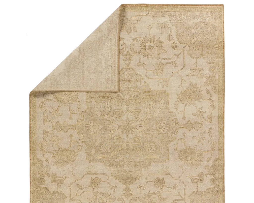 Jaipur Living Onessa Danet Hand-Knotted Tan/Gold Rug - Chapin Furniture