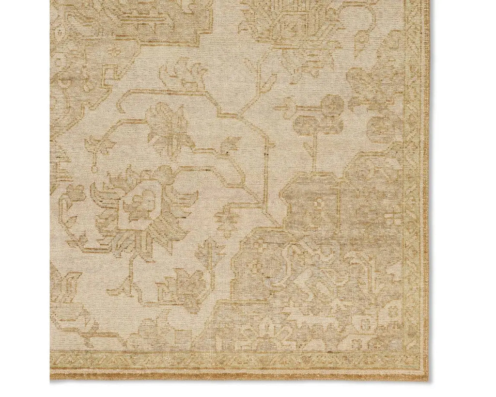 Jaipur Living Onessa Danet Hand-Knotted Tan/Gold Rug - Chapin Furniture