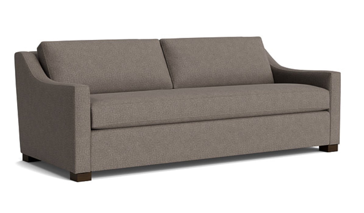 Bassett Oliver 86" Sofa- Mocha - Chapin Furniture