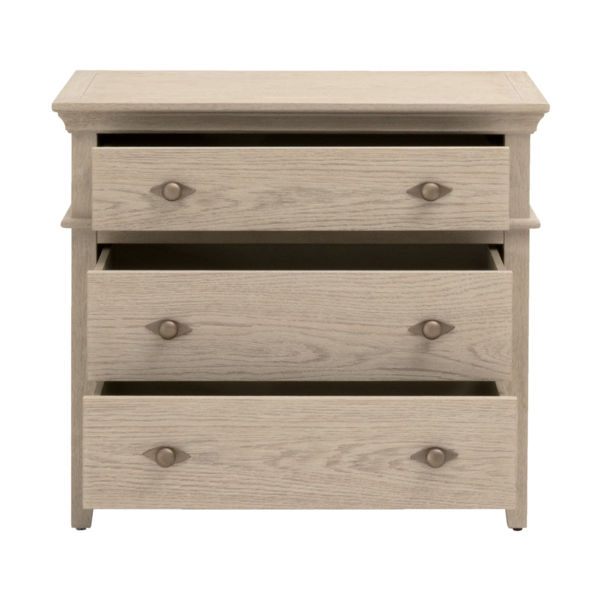 Oxford Three Drawer Nightstand - Chapin Furniture