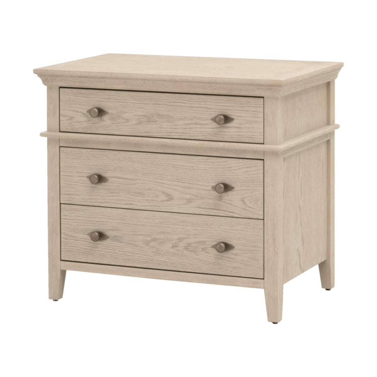 Oxford Three Drawer Nightstand - Chapin Furniture