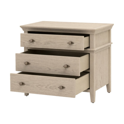 Oxford Three Drawer Nightstand - Chapin Furniture