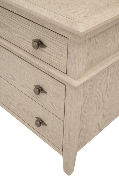 Oxford Three Drawer Nightstand - Chapin Furniture