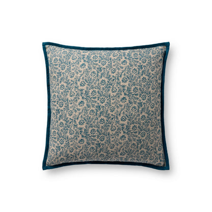 Loloi PLL0194 Blue 18'' x 18'' Pillow - Chapin Furniture