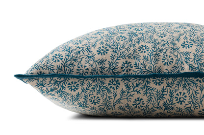 Loloi PLL0194 Blue 18'' x 18'' Pillow - Chapin Furniture