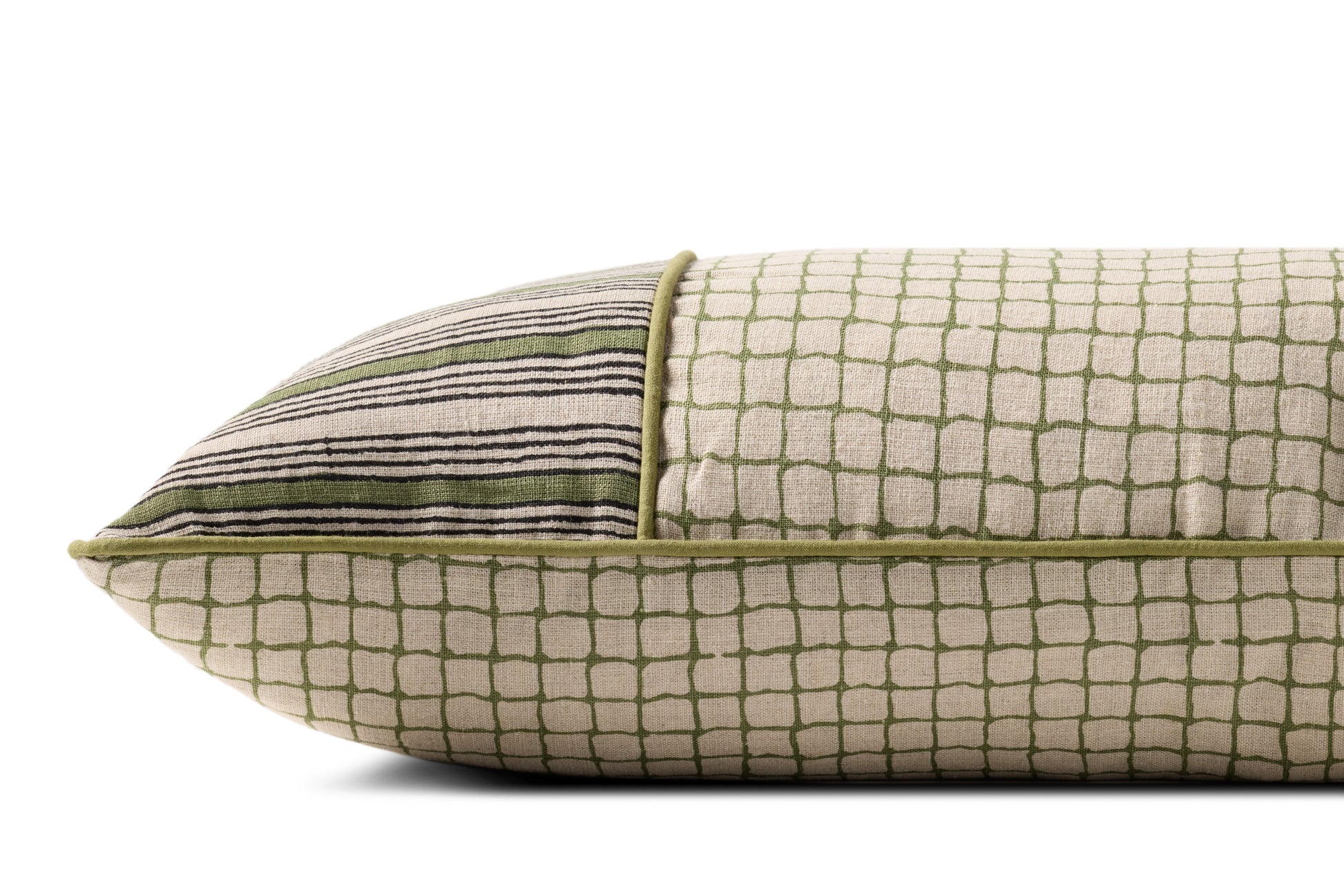 Loloi PLL0198  Green 12'' x 27'' Pillow - Chapin Furniture