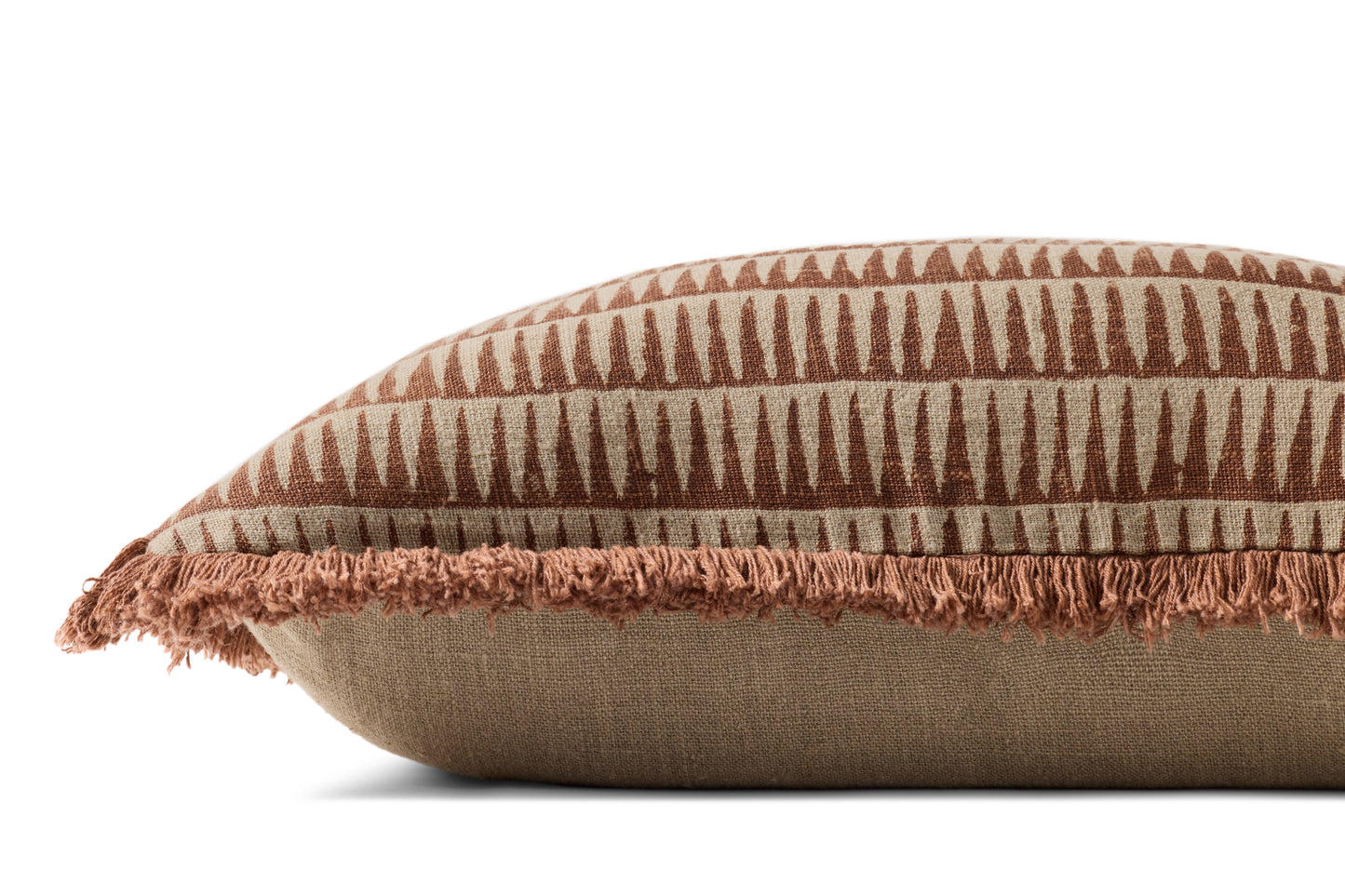 Loloi PLL0202  Natural/Rust 13'' x 21''Pillow - Chapin Furniture