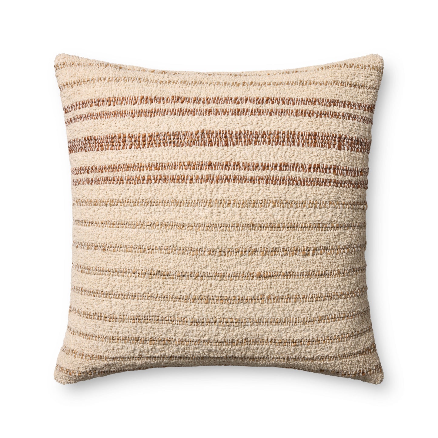 Amber Lewis x Loloi Atley PAL0057 Natural / Amber 22'' x 22'' Pillow - Chapin Furniture