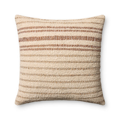Amber Lewis x Loloi Atley PAL0057 Natural / Amber 22'' x 22'' Pillow - Chapin Furniture