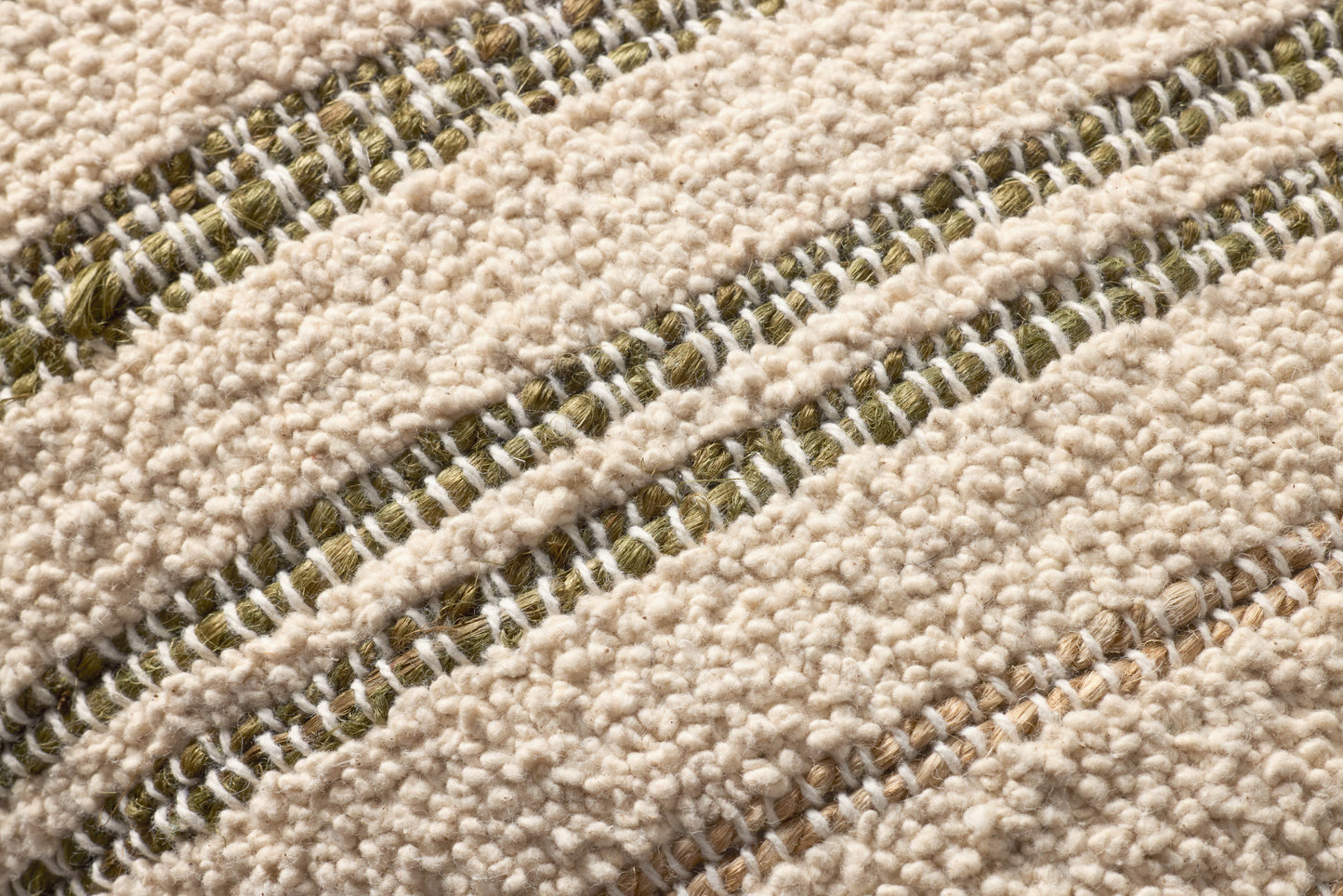 Amber Lewis x Loloi Atley PAL0057 Natural / Olive 22'' x 22'' Pillow - Chapin Furniture