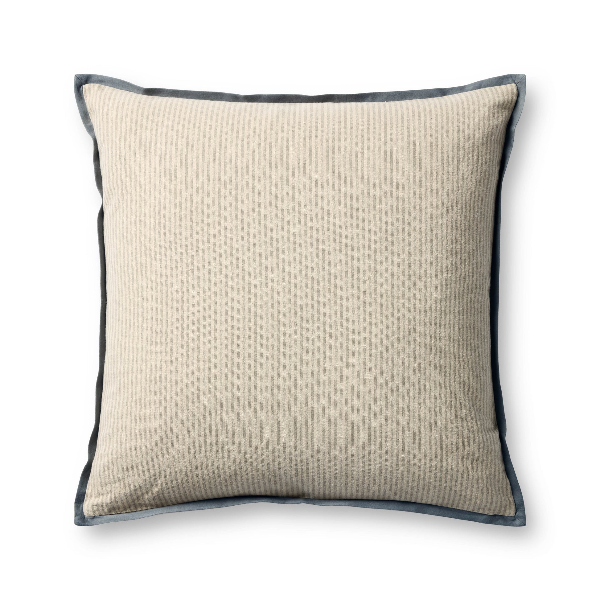 Jeremiah Brent x Loloi  Sullivan PJBR0001 Natural / Blue 22'' x 22'' Pillow - Chapin Furniture
