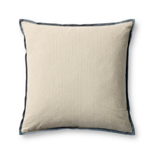 Jeremiah Brent x Loloi  Sullivan PJBR0001 Natural / Blue 22'' x 22'' Pillow - Chapin Furniture