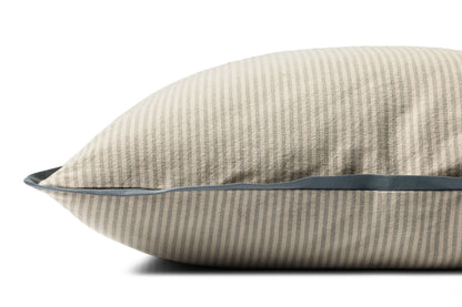 Jeremiah Brent x Loloi  Sullivan PJBR0001 Natural / Blue 22'' x 22'' Pillow - Chapin Furniture