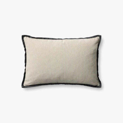 Jeremiah Brent x Loloi  Sullivan PJBR0001 Natural / Black 13'' x 21'' Pillow - Chapin Furniture