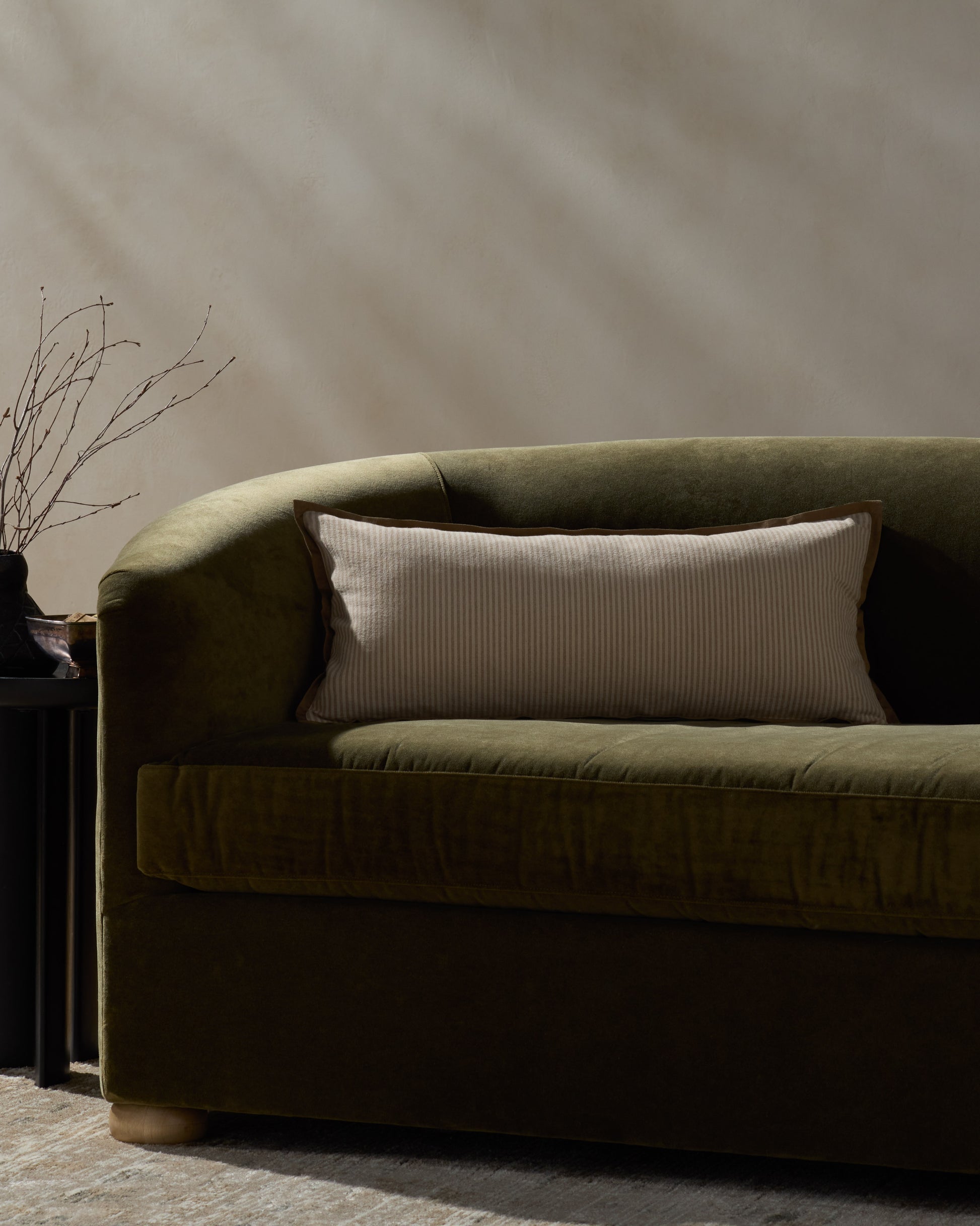 Jeremiah Brent x Loloi  Sullivan PJBR0001 Natural / Brown 12'' x 27'' Pillow - Chapin Furniture