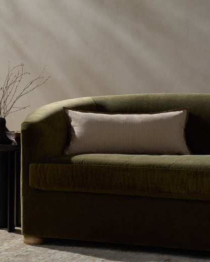 Jeremiah Brent x Loloi  Sullivan PJBR0001 Natural / Brown 12'' x 27'' Pillow - Chapin Furniture