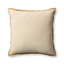 Jeremiah Brent x Loloi  Sullivan PJBR0001 Natural / Gold 22'' x 22'' Pillow - Chapin Furniture