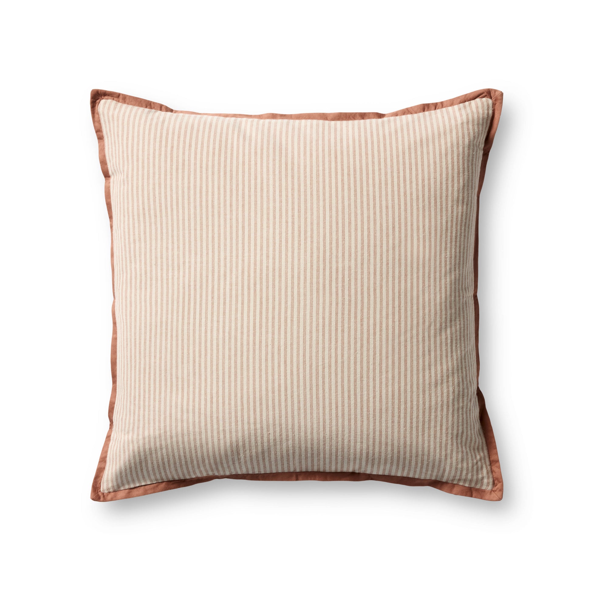 Jeremiah Brent x Loloi  Sullivan PJBR0001 Natural / Terracotta 20'' x 20'' Pillow - Chapin Furniture