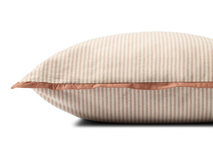 Jeremiah Brent x Loloi  Sullivan PJBR0001 Natural / Terracotta 20'' x 20'' Pillow - Chapin Furniture