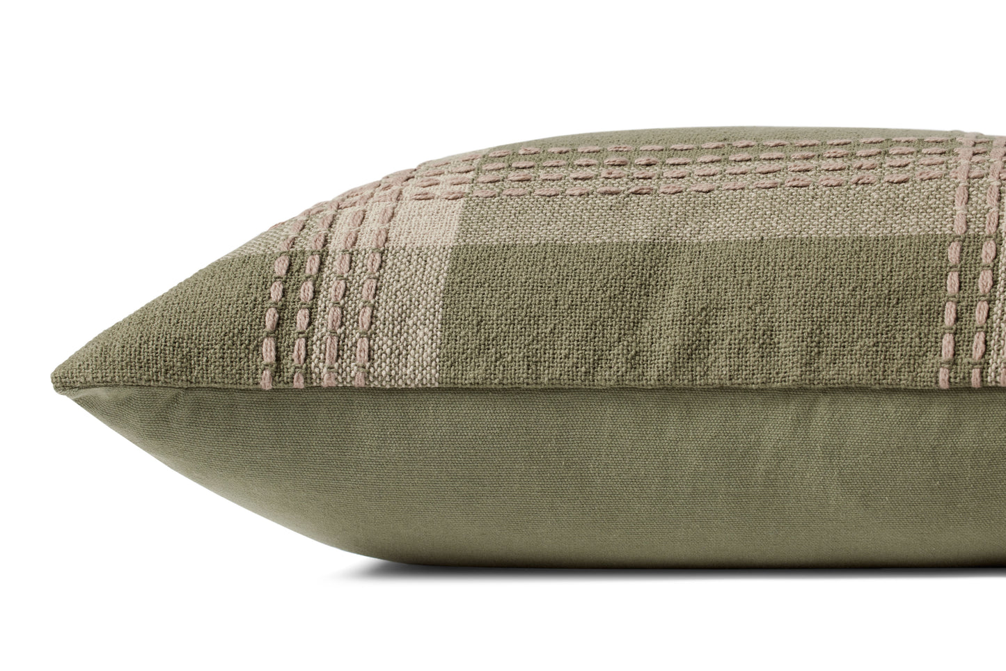 Jean Stoffer x Loloi PJS0016 Green / Multi 18'' x 18'' Pillow - Chapin Furniture