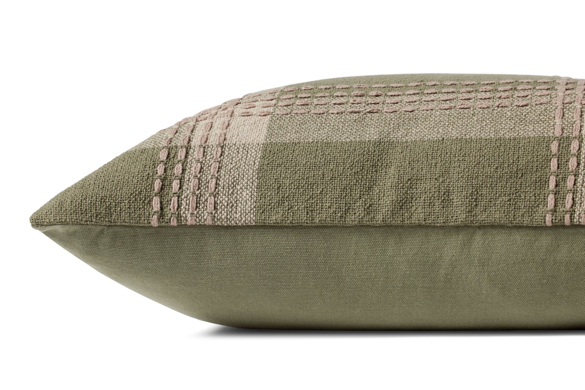 Jean Stoffer x Loloi PJS0016 Green / Multi 18'' x 18'' Pillow - Chapin Furniture