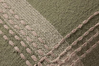 Jean Stoffer x Loloi PJS0016 Green / Multi 18'' x 18'' Pillow - Chapin Furniture