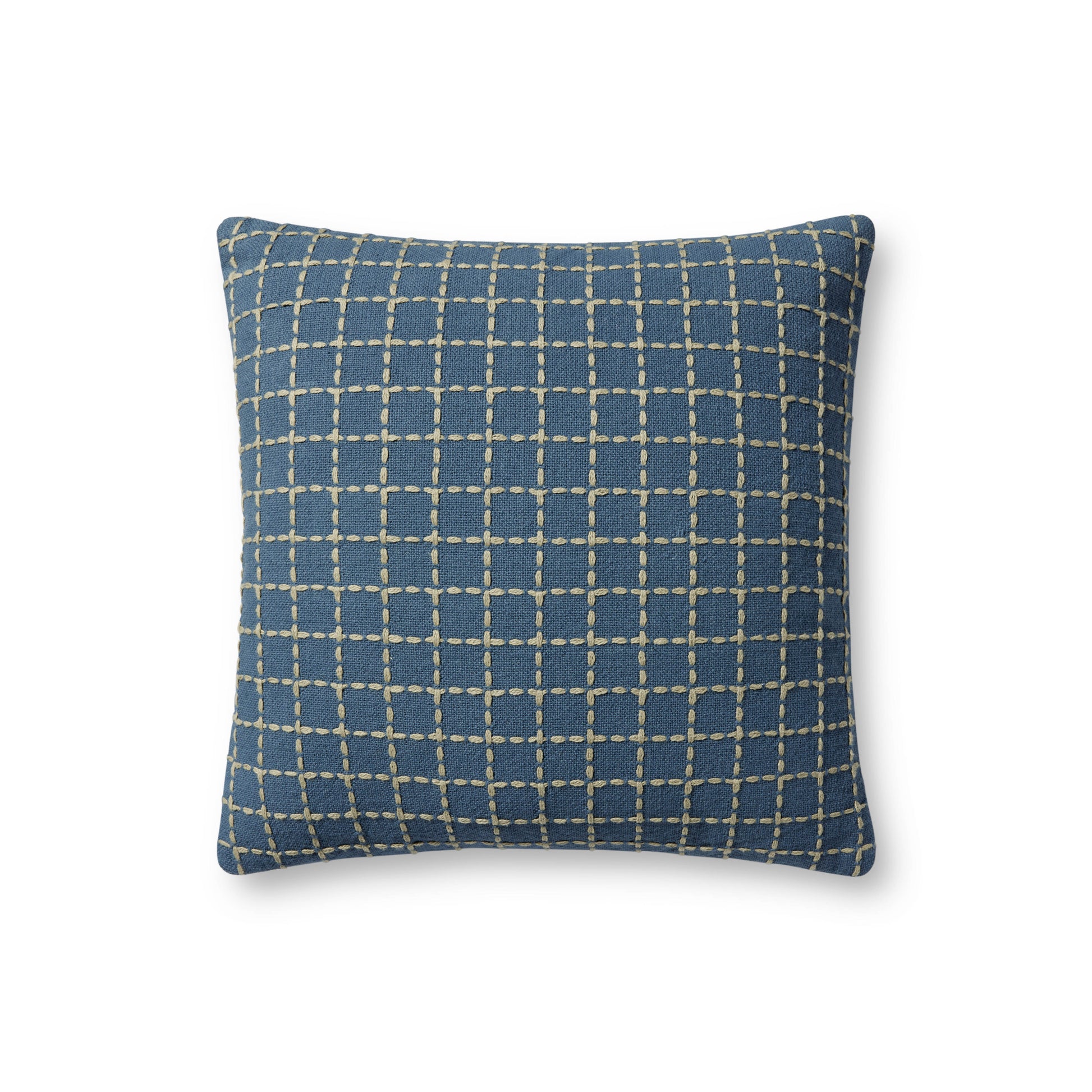 Jean Stoffer x Loloi PJS0017 Blue / Green 18'' x 18'' Pillow - Chapin Furniture