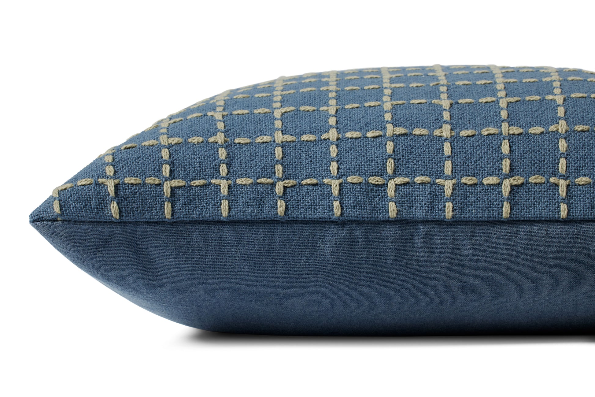 Jean Stoffer x Loloi PJS0017 Blue / Green 18'' x 18'' Pillow - Chapin Furniture