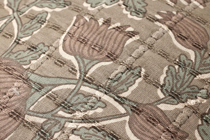 Jean Stoffer x Loloi PJS0019 Taupe / Rose 18'' x 18'' Pillow - Chapin Furniture