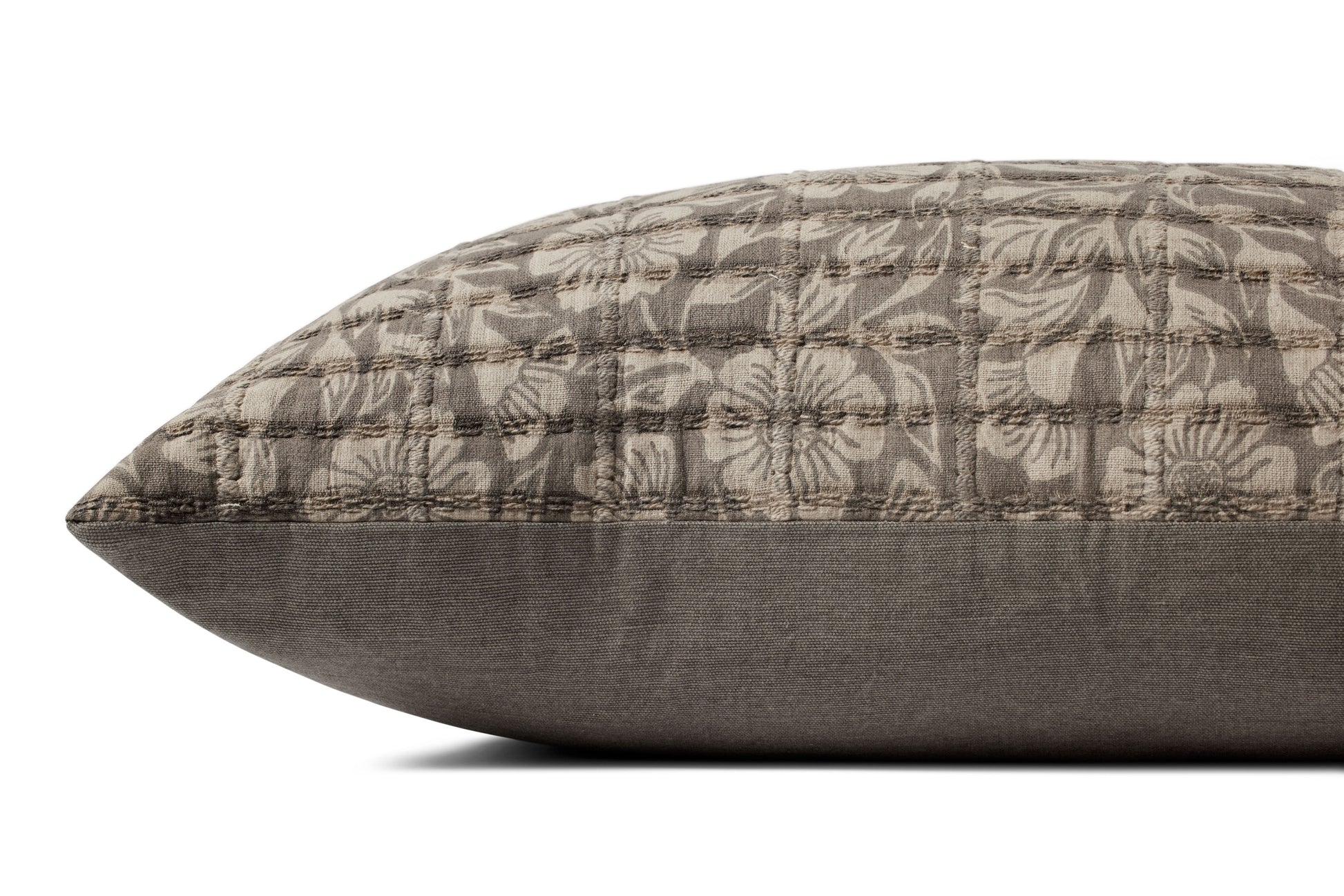 Jean Stoffer x Loloi PJS0021 Chocolate 12'' x 27'' Pillow - Chapin Furniture