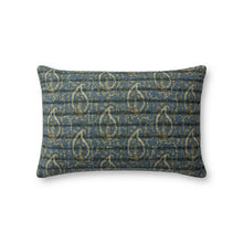 Jean Stoffer x Loloi PJS0025 Blue/Green Pillow - Chapin Furniture