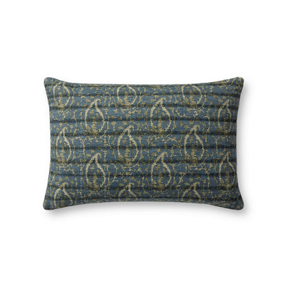 Jean Stoffer x Loloi PJS0025 Blue/Green Pillow - Chapin Furniture