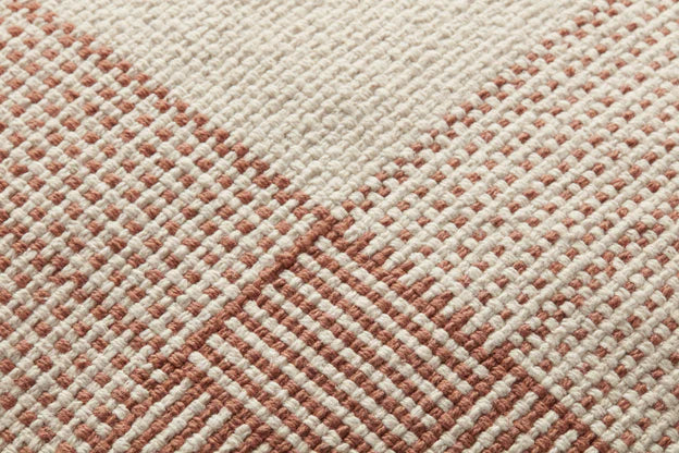 Magnolia Home PMH0041 Wells Cream / Terracotta Pillow - Chapin Furniture