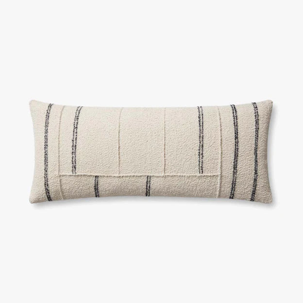 Magnolia Home PMH0059 Susanna Ivory / Charcoal Pillow - Chapin Furniture