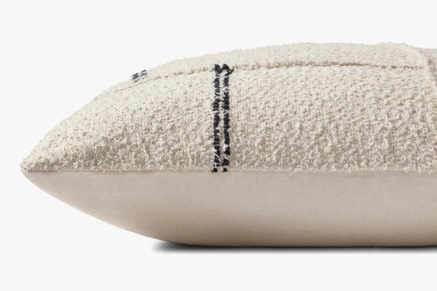 Magnolia Home PMH0059 Susanna Ivory / Charcoal Pillow - Chapin Furniture