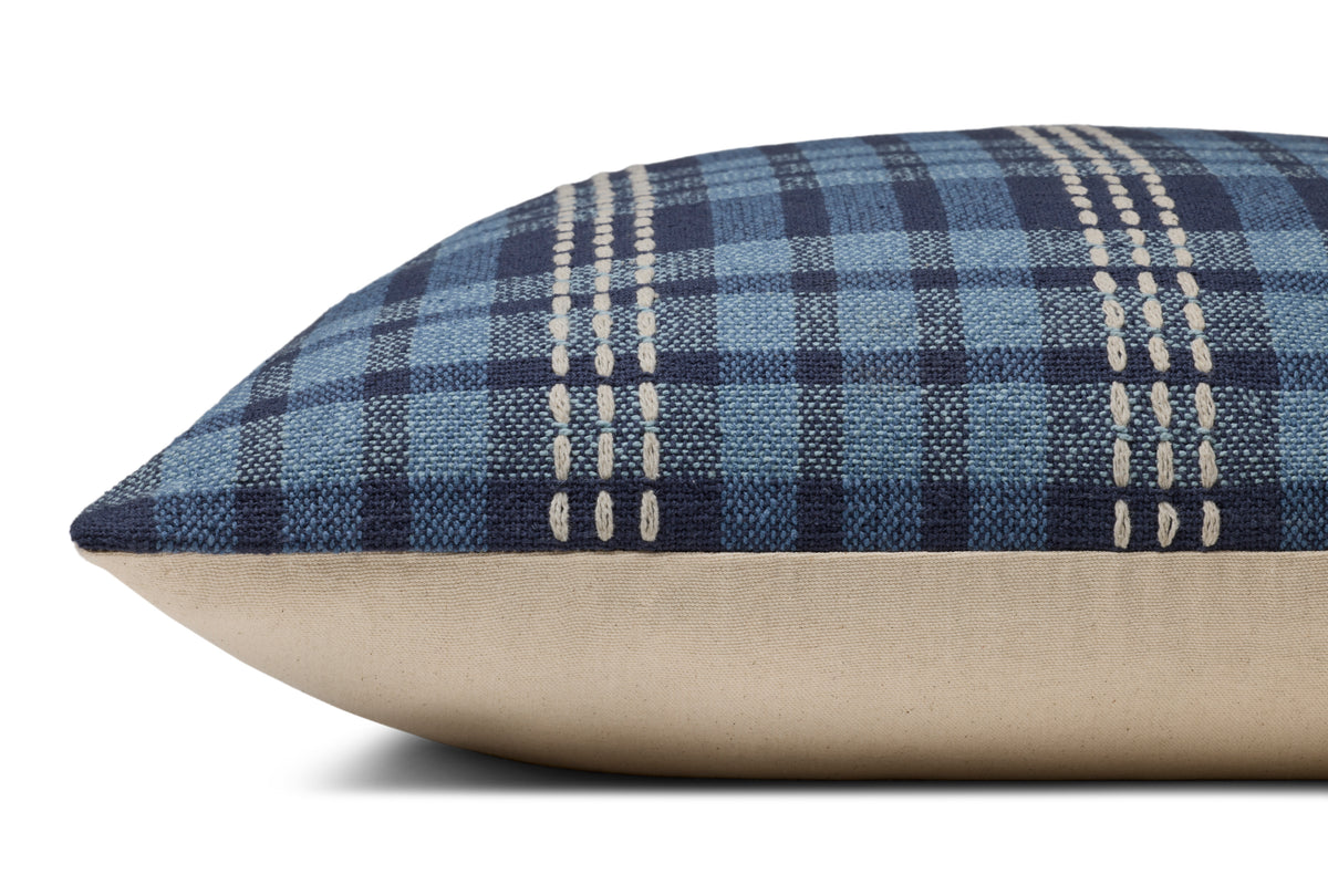 Magnolia Home by Joanna Gaines x Loloi Linley PMH0081 Navy Pillow - Chapin Furniture