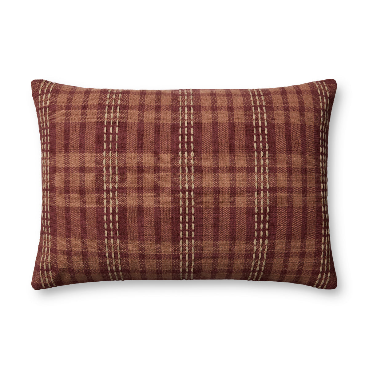 Magnolia Home by Joanna Gaines x Loloi Linley PMH0081 Red Pillow - Chapin Furniture